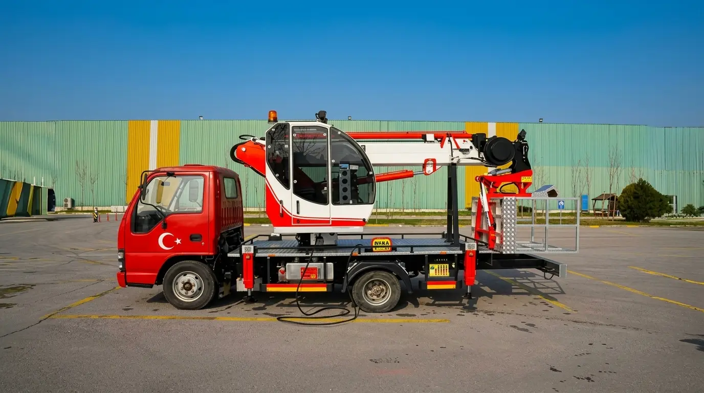 18 Metre Sepetli Vinç