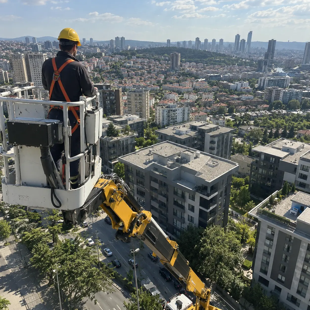 Ümraniye sepetli vinç hizmeti Önal Vinç